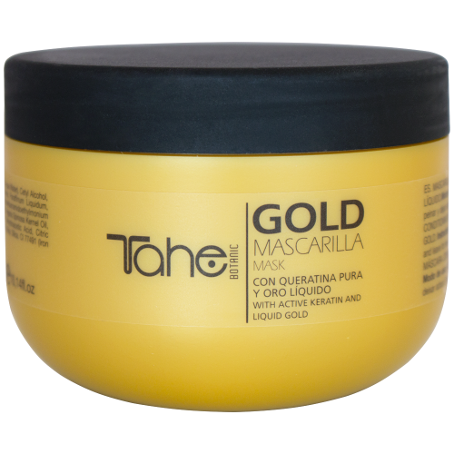 TAHE BOTANIC GOLD MASKE für getrocknetes und strapaziertes Haar (300 ml)