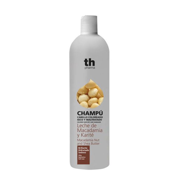 Shampoo mit Extrakt aus Macadamianuss und Sheabutter (1000 ml) - riecht wunderschön TH Pharma