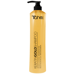 TAHE BOTANIC GOLD Shampoo mit aktivem Keratin für gefärbtes und strapaziertes Haar (1000 ml)