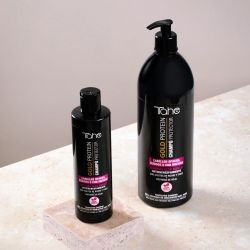 Pflege-shampoo ferbtës haar Anti-Frizz Mit Rizinus- und Kokosöl, sowie Sojaprotein (300 ml) TAHE