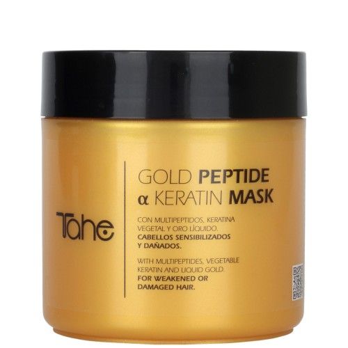 GOLD PEPTIDE MASK mit Multipeptiden für schwaches und geschädigtes Haar (400 ml) TAHE