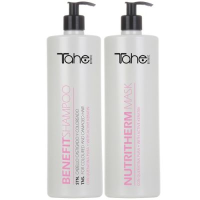 Set Shampoo Benefit+ Nutritherm Maske für gefärbtes und trockenes Haar (1000 ml)